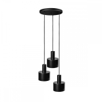 ENKEL 3P czarna sufitowa lampa wisząca