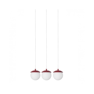 KUUL A burgundowa sufitowa lampa wisząca