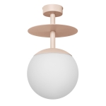 PLAAT B beżowa lampa przysufitowa / plafon