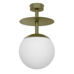 PLAAT B oliwkowa lampa przysufitowa / plafon