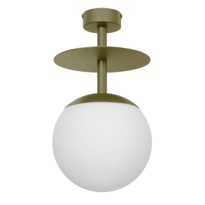 PLAAT B oliwkowa lampa przysufitowa / plafon