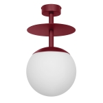 PLAAT B burgundowa lampa przysufitowa / plafon