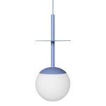 PLAAT A niebieska sufitowa lampa wisząca