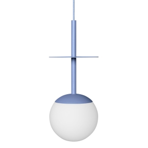 PLAAT A niebieska sufitowa lampa wisząca