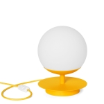 PLAAT ST melonowa lampa stołowa