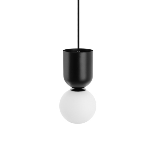 LUOTI czarna sufitowa lampa wisząca