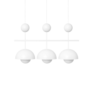 KELLO B biała potrójna lampa sufitowa