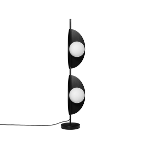 SALLO F czarna lampa podłogowa