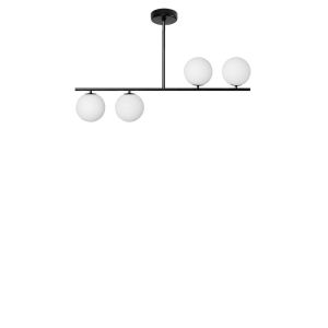 SUGURI A czarna lampa sufitowa w rozmiarze S