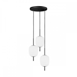 EPLI MINI 3P czarna potrójna lampa wisząca
