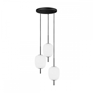 EPLI MINI 3P czarna potrójna lampa wisząca