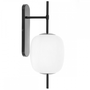 EPLI MINI W czarna lampa ścienna / kinkiet