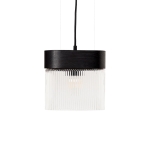 FLUMINA A czarna sufitowa lampa wisząca
