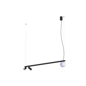 Lampa wisząca FOURTY III czarny