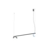 Lampa wisząca FOURTY III Umbra gray