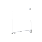 Lampa wisząca FOURTY III biały