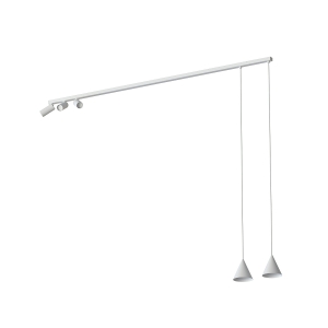 Lampa wisząca FOURTY V biały