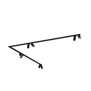 Listwa MONO CORNER VIII 2X200 czarny - złoty