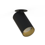 Lampa podtynkowa MONO SURFACE czarny - złoty