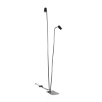 Lampa podłogowa MONO II czarny - złoty