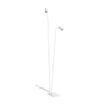 Lampa podłogowa MONO II biały - złoty