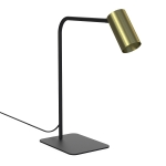 Lampa biurkowa MONO czarny - mosiądz