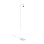 Lampa podłogowa MONO biały - złoty