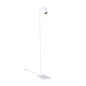 Lampa podłogowa MONO biały - złoty