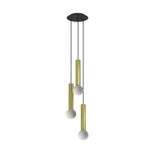 Lampa wisząca BATON III mosiądz