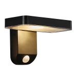 Lampa kinkiet RICA SQUARE SOLAR LED SORT
