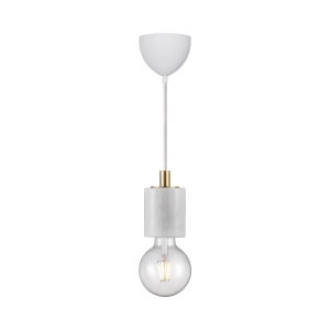 Lampa wisząca SIV  MARMOR E27 HVID