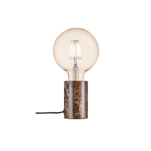 Lampa stołowa SIV BORD MARMOR E27 BRUN