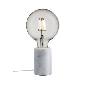 Lampa stołowa SIV BORD MARMOR E27 HVID