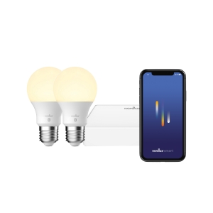 Żarówka led SMART 2 X E27 A60 7W PLUS EU-BRIDGE HVID