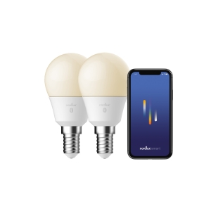 Smart E14 2-pak G45 2200-6500 kelwinów 470 lumenów biała