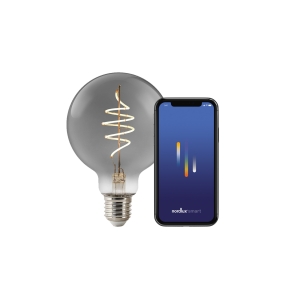 Żarówka Smart E27 G95 1800 kelwinów 100 lumenów przydymiona