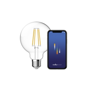 Żarówka Smart E27 G95 2200-6500 kelwinów 650 lumenów przezroczysta