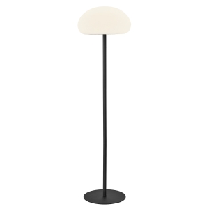 Akumulatorowa zewnętrzna lampa podłogowa SPONGE 34 GULV SORT/HVID