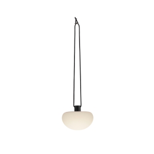 Lampa wisząca ogrodowa SPONGE PENDANT SORT/HVID