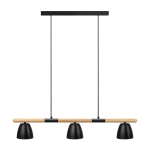 Lampa wisząca THEO 3-PENDEL GU10 SORT