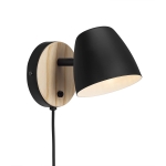 Lampa ścienna THEO GU10 SORT