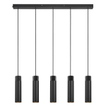 Lampa wisząca TILO 5-PENDANT GU10 BLACK
