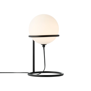 Lampa stołowa WILSON TABLE E14 BLACK/OPAL WHITE GLASS