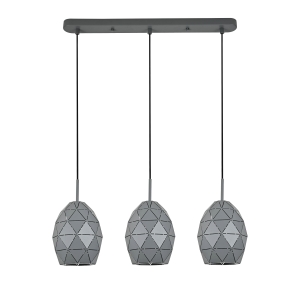 EGANA GRAPHITE LAMPA WISZĄCA 3XE27