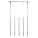 Lampa wisząca SOPEL 5 szary beż 41456