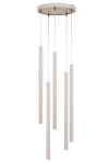 Lampa wisząca SOPEL 5 koło szary beż 41460
