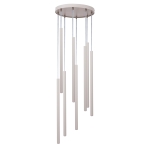 Lampa wisząca SOPEL 8 koło szary beż 41464