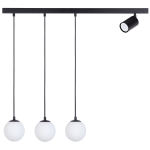 Lampa TAVIRA zwis czarny 3 + 1 41264