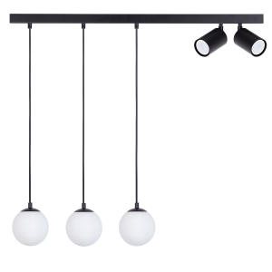Lampa TAVIRA zwis czarny 3 + 2 41265