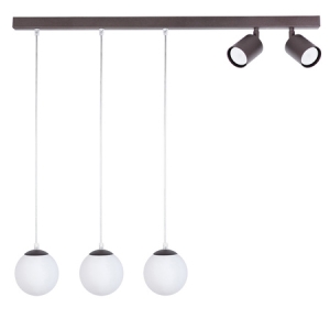 Lampa TAVIRA zwis brąz 3+2 41272